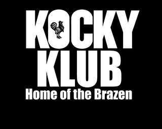 KOCKY KLUB HOME OF THE BRAZEN logo