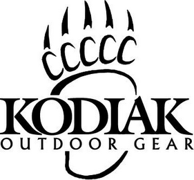 KODIAK OUTDOOR GEAR logo
