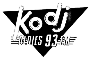 KODJ OLDIES 93 FM logo