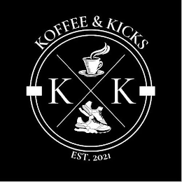 KOFFEE & KICKS EST. 2021 logo