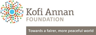 KOFI ANNAN FOUNDATION TOWARDS A FAIRER,MORE PEACEFUL WORLD logo