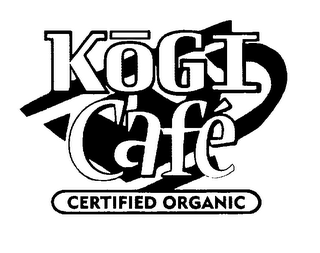 KOGI CAFE CERTIFIED ORGANIC logo