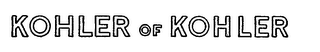 KOHLER OF KOHLER logo