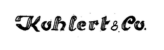 KOHLERT AND CO logo