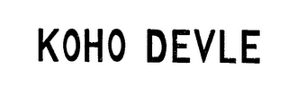 KOHO DEVLE logo