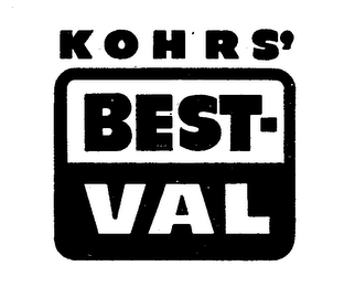 KOHRS' BEST-VAL logo