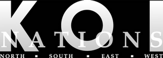 KOI NATIONS NORTH SOUTH EAST WEST logo