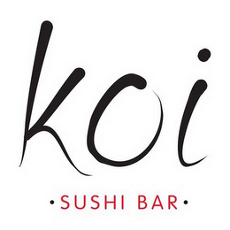 KOI · SUSHI BAR · logo