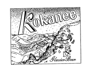 KOKANEE GLACIER BEER logo