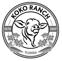 KOKO RANCH FLORIDA ESTD 2007 logo