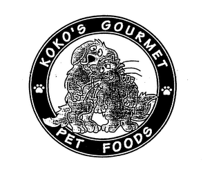 KOKO'S GOURMET PET FOODS logo