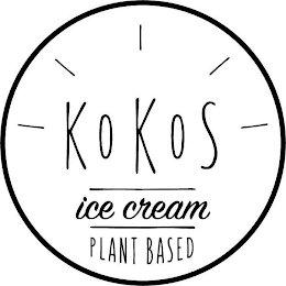 KOKOS ICE CREAM PLANT BASED logo