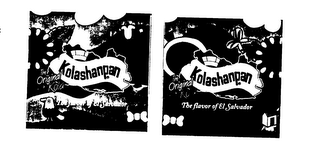 KOLASHANPAN THE ORIGINAL GOLDEN KOLA THE FLAVOR OF EL SALVADOR logo