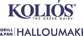 KOLIÓS THE GREEK DAIRY GRILL & PAN HALLOUMAKI logo