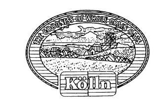 KOLLN THE GOODNESS OF WHOLE GRAIN OATS logo