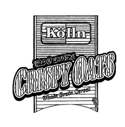 KOLLN THE ORIGINAL CRISPY OATS WHOLE GRAIN CEREAL logo