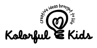 KOLORFUL KIDS CREATIVE IDEAS BROUGHT TO LIFE logo