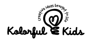 KOLORFUL KIDS CREATIVE IDEAS BROUGHT TO LIFE logo