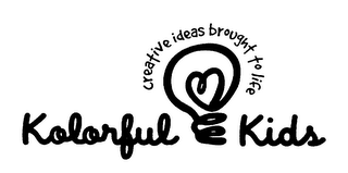 KOLORFUL KIDS CREATIVE IDEAS BROUGHT TO LIFE logo