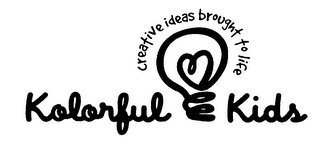 KOLORFUL KIDS, CREATIVE IDEAS BROUGHT TO LIFE logo