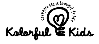 KOLORFUL KIDS CREATIVE IDEAS BROUGHT TO LIFE logo