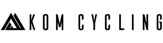 KOM CYCLING logo