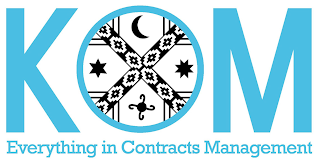 KOM EVERYTHING IN CONTRACTS MANAGEMENT logo