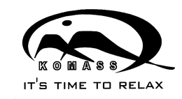 KOMASS IT'S TIME TO RELAX logo