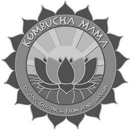KOMBUCHA MAMA ORGANIC GOODNESS FROM BEND, OREGON logo