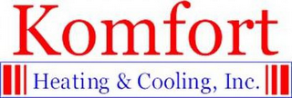 KOMFORT HEATING & COOLING INC. logo