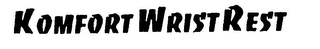 KOMFORT WRIST REST logo