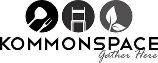 KOMMONSPACE GATHER HERE logo