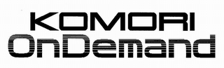 KOMORI ONDEMAND logo