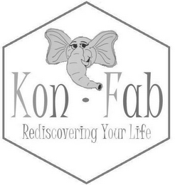 KON · FAB REDISCOVERING YOUR LIFE logo