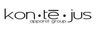 KON · TE · JUS APPAREL GROUP logo