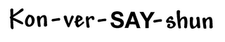 KON-VER-SAY-SHUN logo
