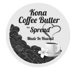 KONA COFFEE BUTTER "SPREAD" MADE IN HAWAII logo