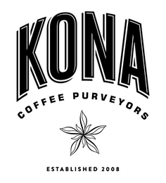 KONA COFFEE PURVEYORS ESTABLISHED 2008 logo