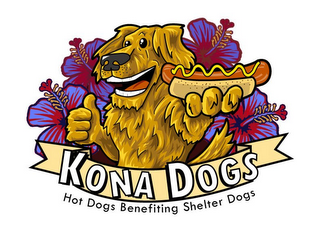 KONA DOGS HOT DOGS BENEFITING SHELTER DOGS logo