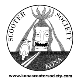 KONA SCOOTER SOCIETY WWW.KONASCOOTERSOCIETY.COM logo
