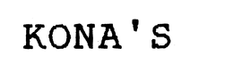 KONA'S logo