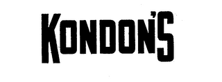 KONDON'S logo