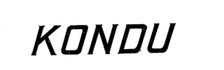 KONDU logo