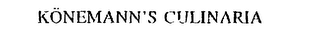 KONEMANN'S CULINARIA logo