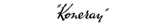 "KONERAY." logo