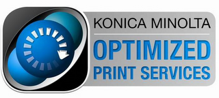 KONICA MINOLTA OPTIMIZED PRINT SERVICES logo
