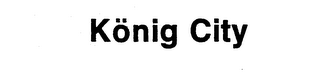 KONIG CITY logo