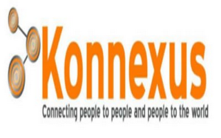 KONNEXUS CONNECTING PEOPLE TO PEOPLE AND PEOPLE TO THE WORLD logo