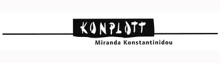 KONPLOTT MIRANDA KONSTANTINIDOU logo