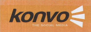 KONVO THE SOCIAL MEDIA logo